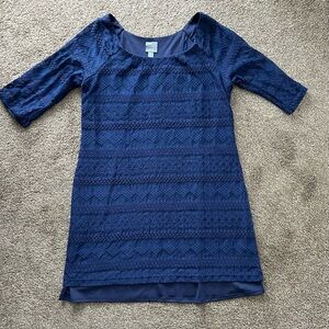 Rabbit Design 3/4 Sleeve Lace Lined Dress Size XXL